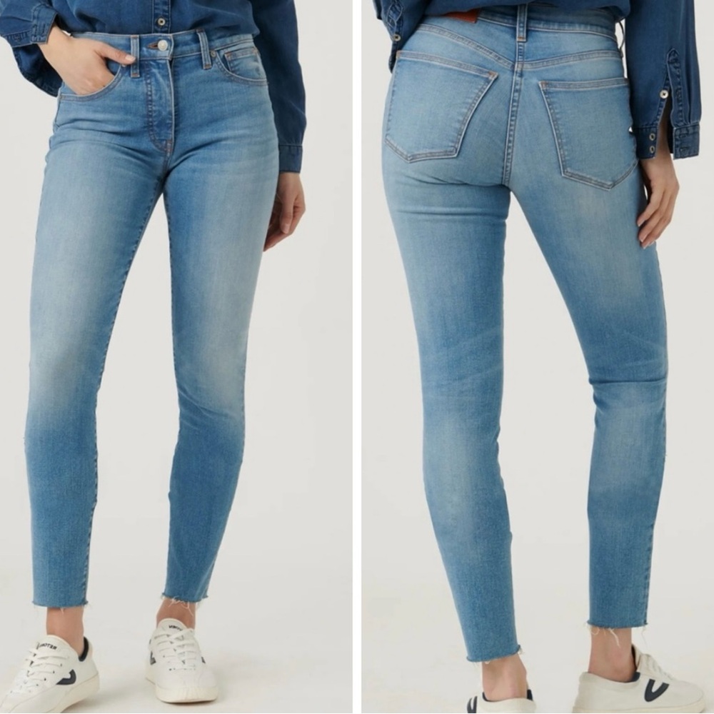 LUCKY Brand Bridgette High-Rise Light Blue Skinny Ankle Jeans